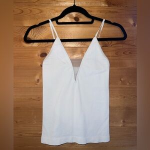 Free people intimately come around cami white tank top